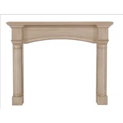 Pearl Mantels 159-56 Princeton 56-Inch Fireplace Mantel 이미지