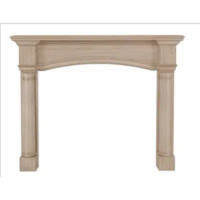Image for Pearl Mantels 159-56 Princeton 56-Inch Fireplace Mantel
