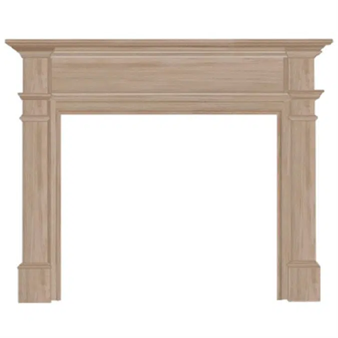 Pearl Mantels 120-56 Windsor 56-Inch Fireplace Mantel