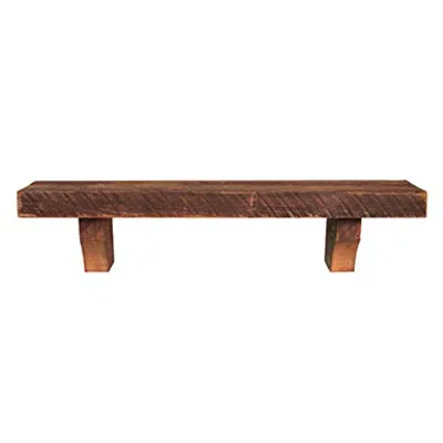 Pearl Mantels 870-60-WSKY Reclaimed Solid Pine 60-Inch Shelf with Bracket 이미지