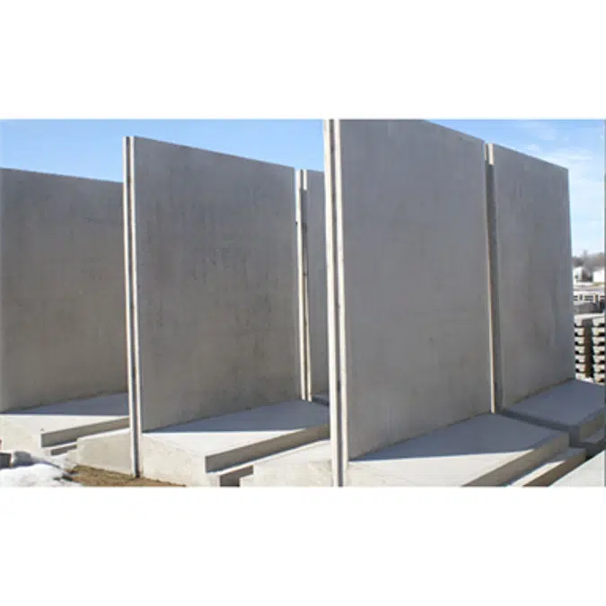 Load bearing precast concrete