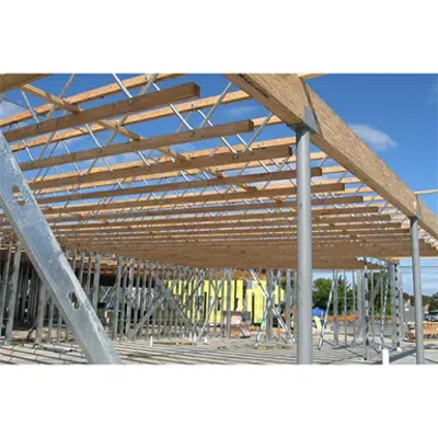 imazhi i Tapered Profile Open-Web Trusses, Red-M™