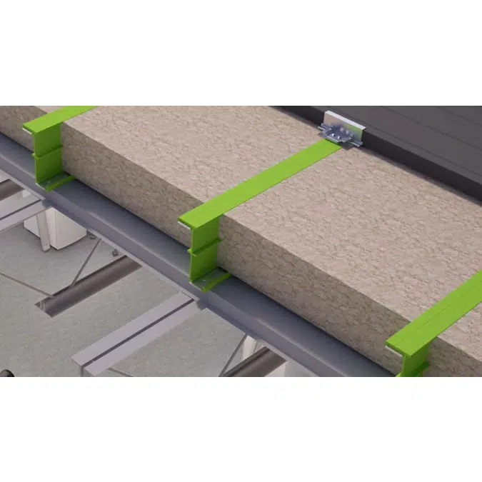 GreenGirt CMH Roof™ continuous insulation Z-girt sub-framing 