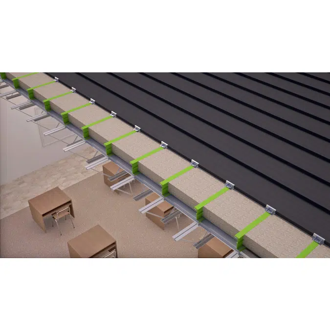 GreenGirt CMH Roof™ continuous insulation Z-girt sub-framing 