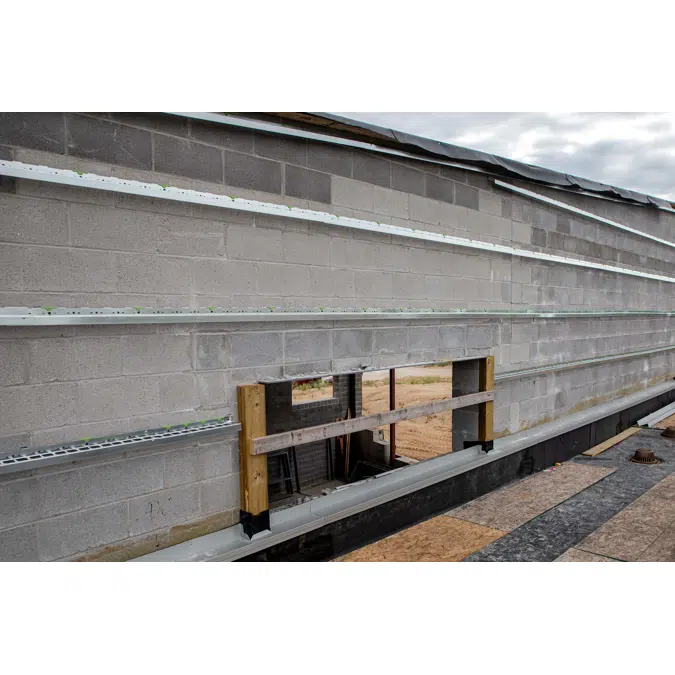 GreenGirt Steel™ continuous insulation Z-girt sub-framing for rainscreen and cladding support