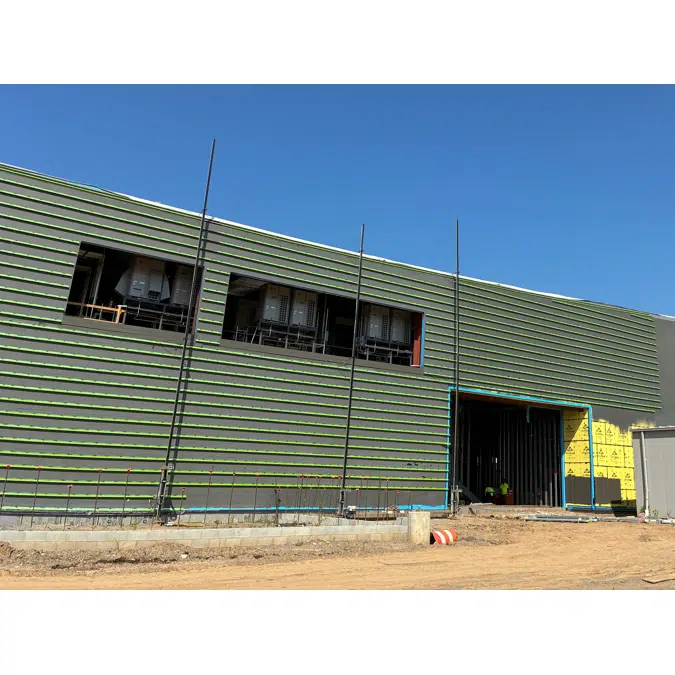 GreenGirt Max CMH™ continuous insulation Z-girt sub-framing for rainscreen and cladding support 