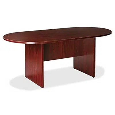 Image pour Lorell LLR87272 Essentials Oval Conference Table