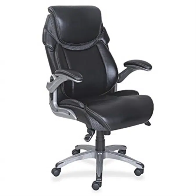 Lorell LLR47921 Wellness By Design Executive Leather Chair