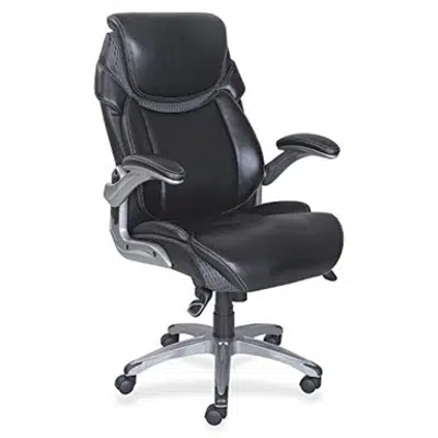 Image for Lorell LLR47921 Wellness By Design Executive Leather Chair