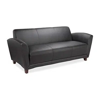 Image for Lorell LLR68950 Reception Collection Leather Sofa