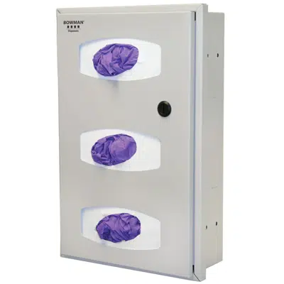 Image for Semi-Recessed - Glove Box Dispenser - Triple, RE301-0012