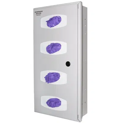 Image for Semi-Recessed - Glove Box Dispenser - Quad, RE404-0012