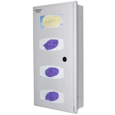 Image for Semi-Recessed - Earloop & Triple Glove Dispenser, RE401-0012