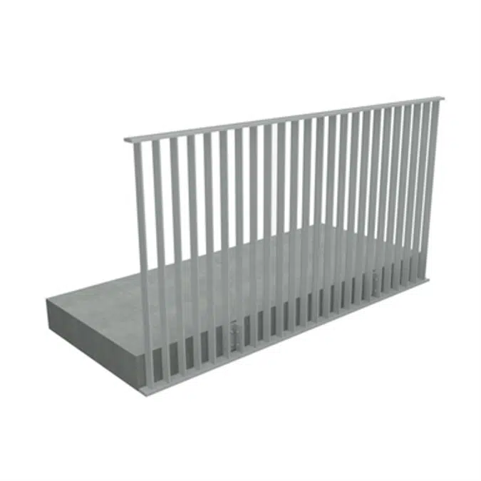 Aluminium railing series 100