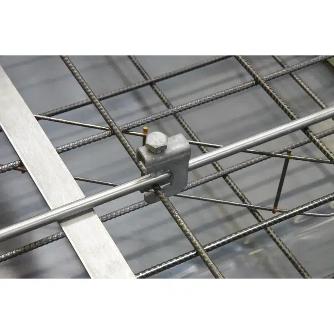 Connecting clamps for round conductors