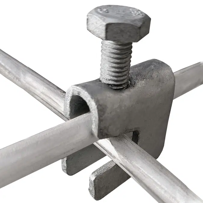 Connecting clamps for round conductors