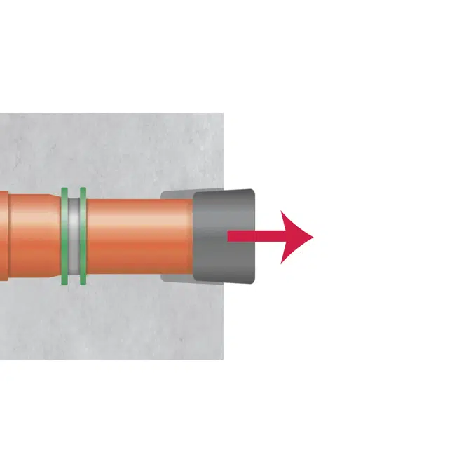 Pipe bushing KG FR Base type