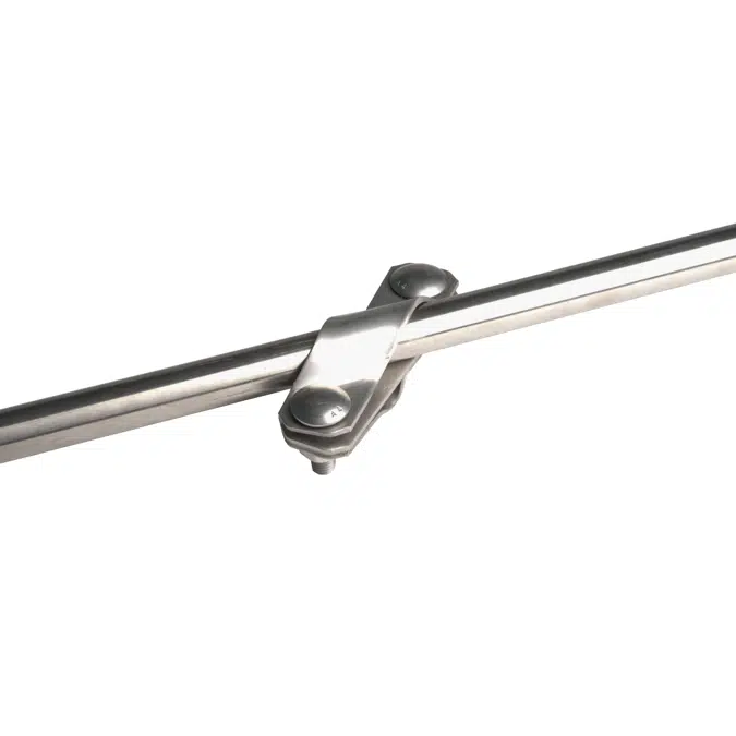 Connecting clamp for earth rod