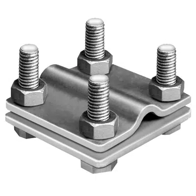 Image for Galvanised cross connectors flat/round