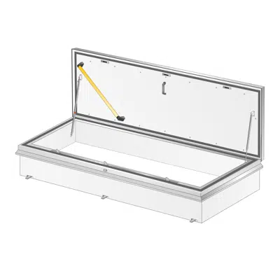 Gorter® Flat Roof Access Hatch RHT - special sizes图像