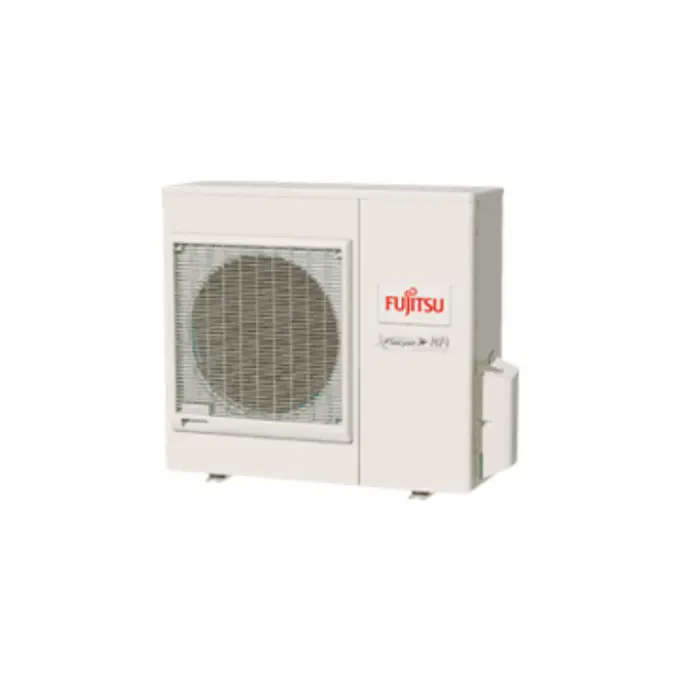 Objetos BIM - ¡Descarga gratis! FUJITSU SINGLE-ROOM MINI-SPLIT AOU18 ...