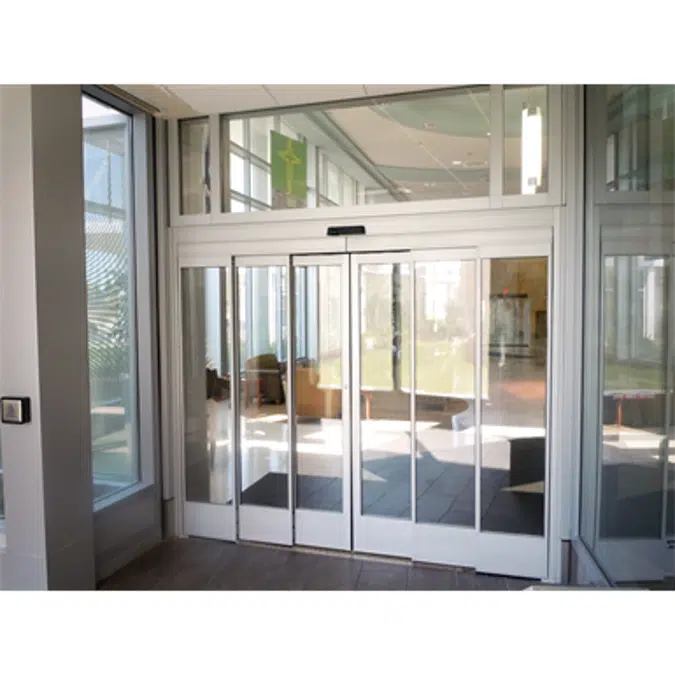 Dura-Glide™ 5000 Series, Sliding Automatic Doors, Telescopic, 3-Panel or 6-Panel with Optional Transom, Various Widths and Heights Available