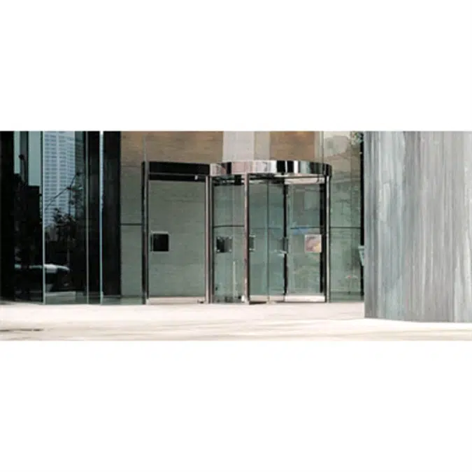 2500 All Glass Three and Four Wing Manual Revolving Door