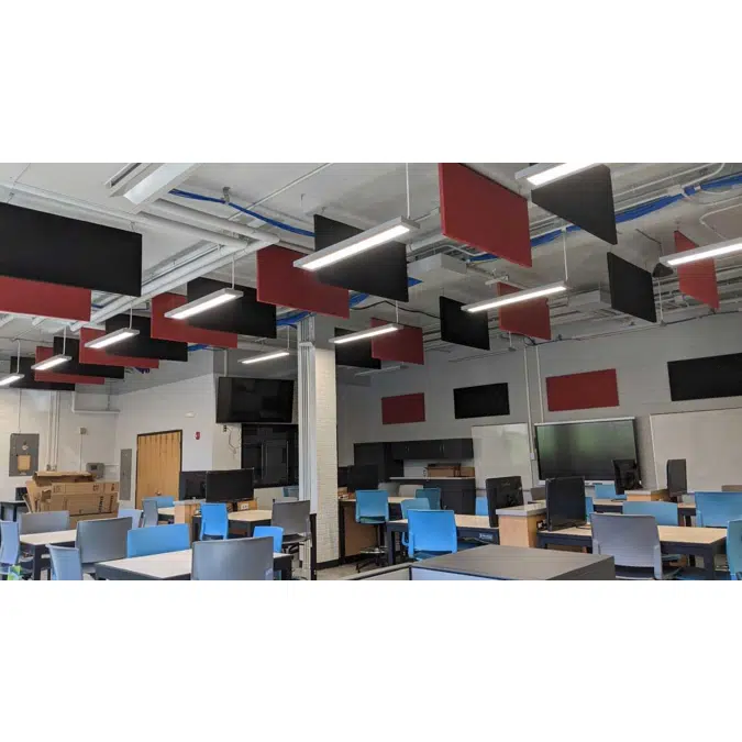 AcoustiColor® Acoustic Ceiling Baffles