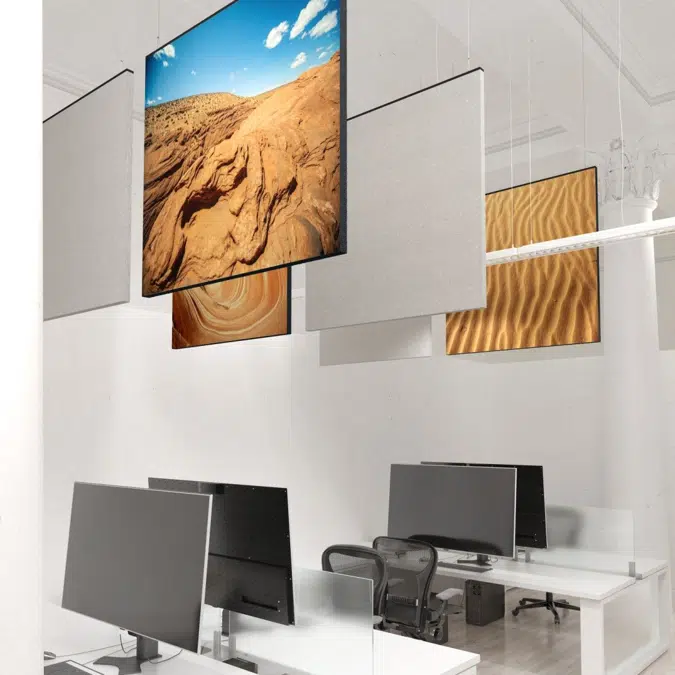 AcoustiColor® Acoustic Ceiling Baffles