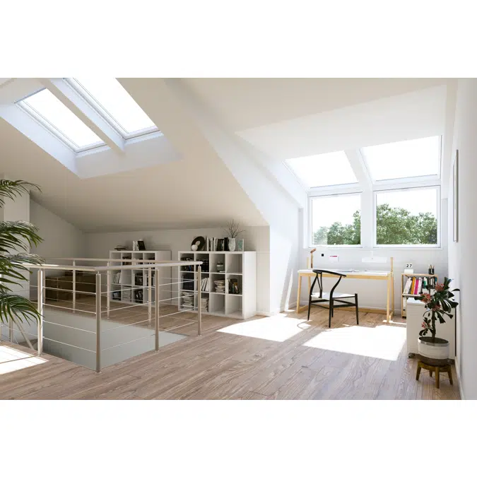 VELUX VFE WAND Zusatzelement für Häuser mit Drempel/Kniestock mit Kippfunktion