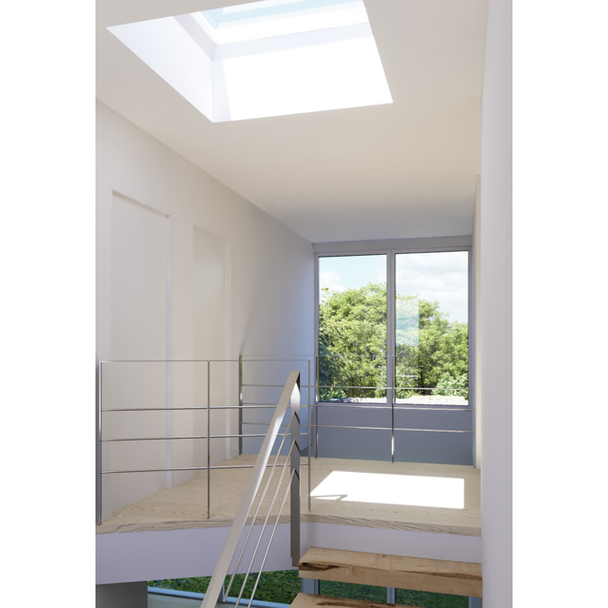 INTEGRA® Flat roof window w. Dome - CVP ISD