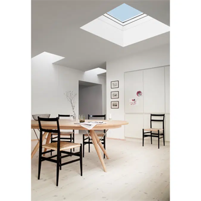 CFP + ISD 0100 eller 0000 - Ovenlyskuppel, fast ramme