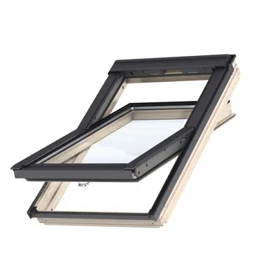 Image for Bottom Operated Std. Pinewood roof window Centre-pivot - GZL 1051B