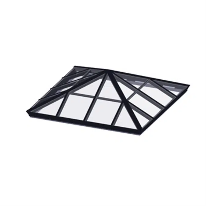 Square Pyramid Skylight – Glass