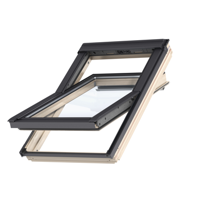 bilde for Top Operated Std. Pinewood roof window Centre-pivot - GZL 1051