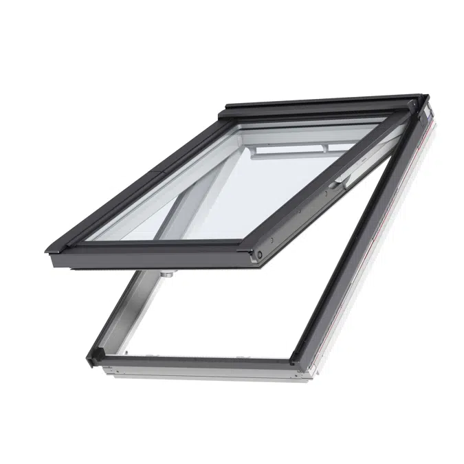 Bottom operated pinewood tophung roof window - GPL