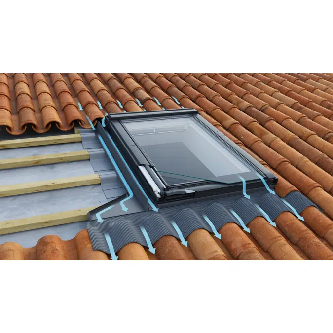 Top Operated Pinewood low pitch Centre-pivot roof window - GBL