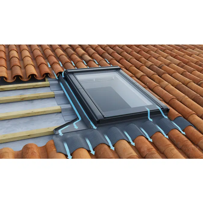 Top Operated Pinewood low pitch Centre-pivot roof window - GBL