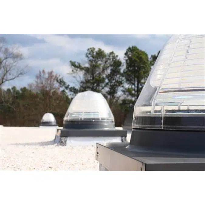 Commercial 22" Curb Mount Sun Tunnel Skylight (TCC) for roof slopes 0 - 60 degrees