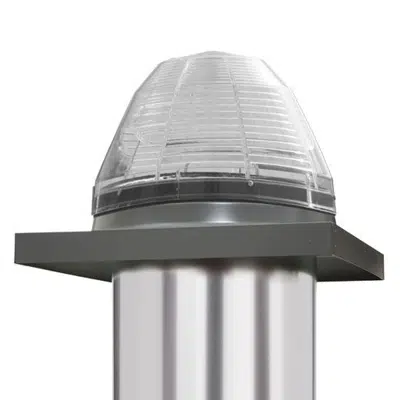 afbeelding voor Commercial 22" Curb Mount Sun Tunnel Skylight (TCC) for roof slopes 0 - 60 degrees