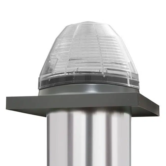 Commercial 22" Curb Mount Sun Tunnel Skylight (TCC) for roof slopes 0 - 60 degrees