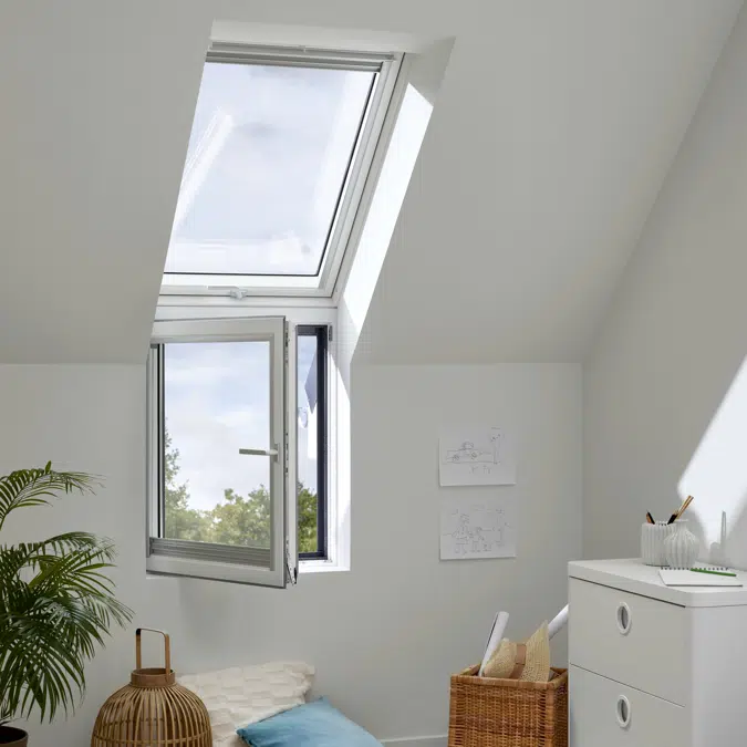Vertical Pinewood Window Element Side-hinged - VFA/B