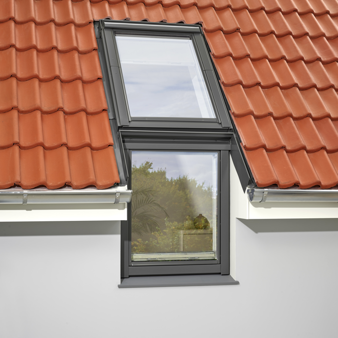 Vertical Pinewood Window Element Side/Bottom-hinged - VFA/B