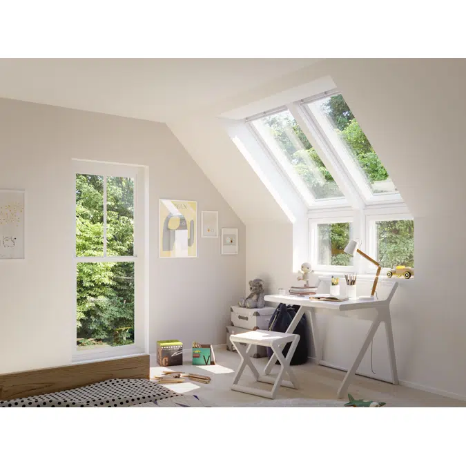 Vertical Pinewood Window Element Side-hinged - VFA/B