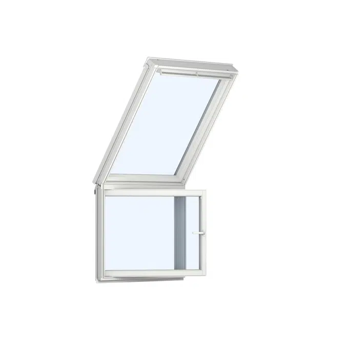 Vertical Pinewood Window Element Side-hinged - VFA/B