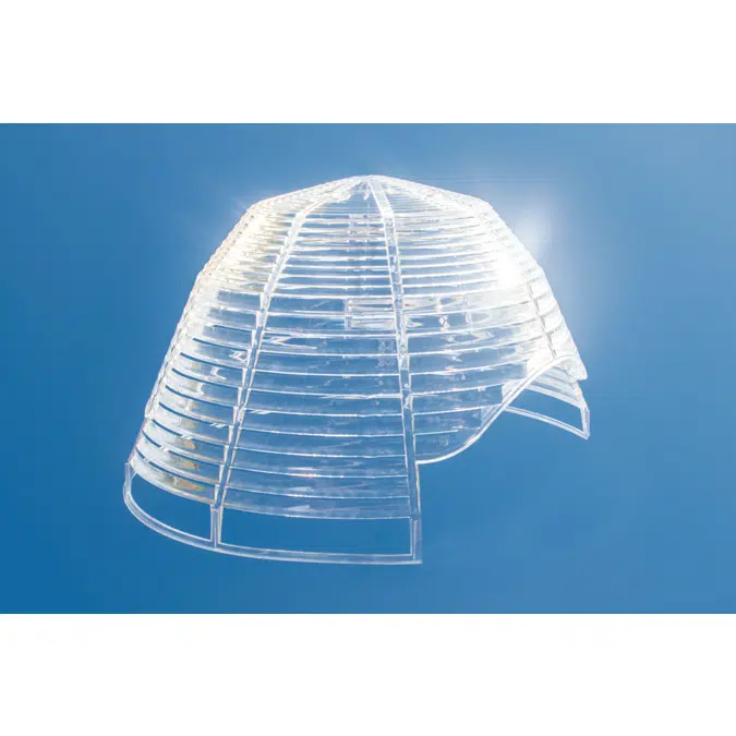 Commercial 22" Self-flashed Low Profile Sun Tunnel Skylight (TGC) for roof slopes 0 - 60 degrees