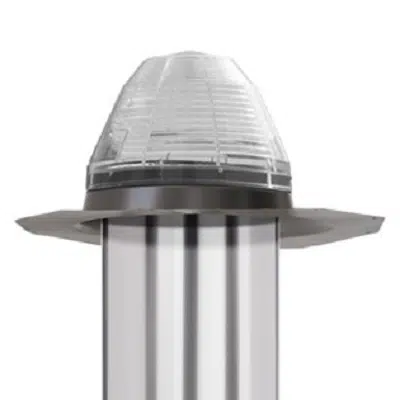 imazhi i Commercial 22" Self-flashed Low Profile Sun Tunnel Skylight (TGC) for roof slopes 0 - 60 degrees