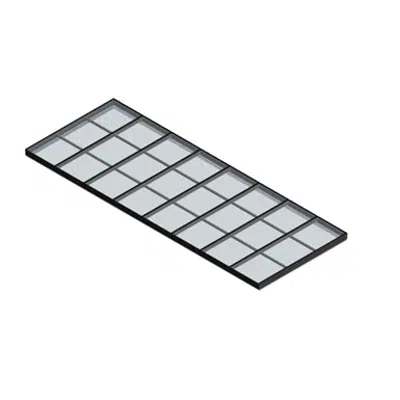 画像 Single Pitch Skylight – Glass