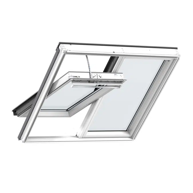 2in1 - Solar roof window - Centre-pivot - GGLS