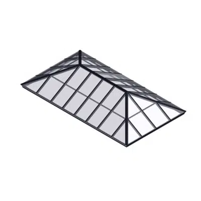 Extended Pyramid Skylight – Glass图像